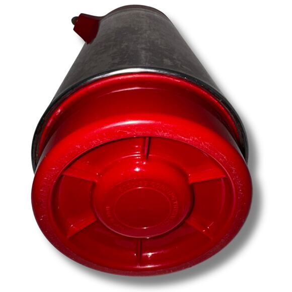 Vintage Corning Thermique Red & Chrome Carafe 10” Mid Century Coffee Server - Picture 4 of 12